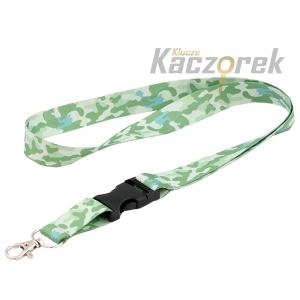 Smycz 089 - 20 mm - szybkozłączka - moro jasne